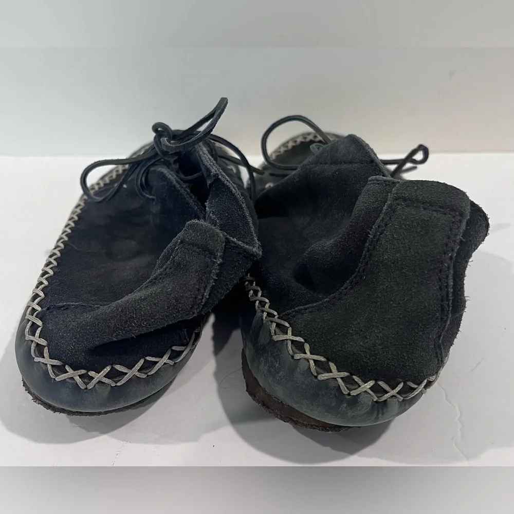 Danner Canoe Moc Suede Leather Boots in Navy -‎ Men's Size 14